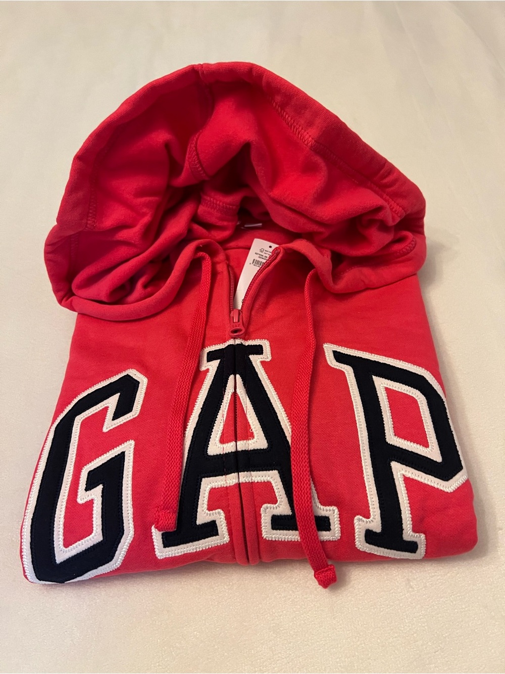 Women’s Dark Orange Full Zip Gap Logo Hoodie